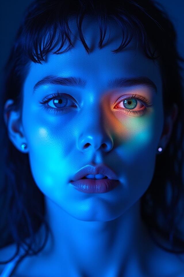 Fotografi konseptual dengan permainan cahaya